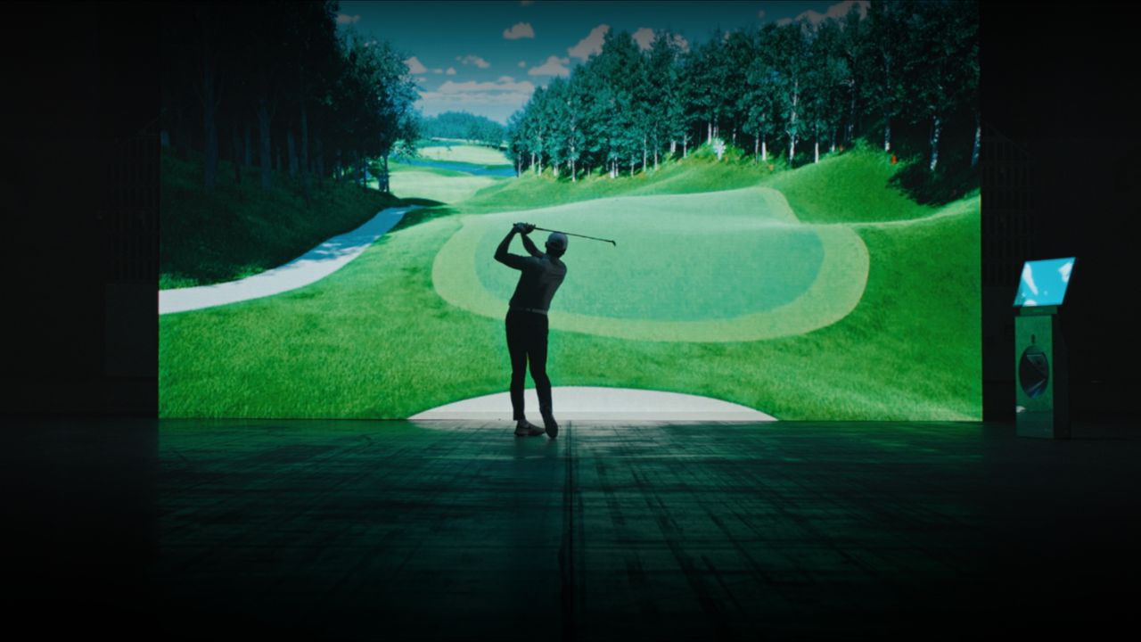 Load video: Indoor Golf Simulator
